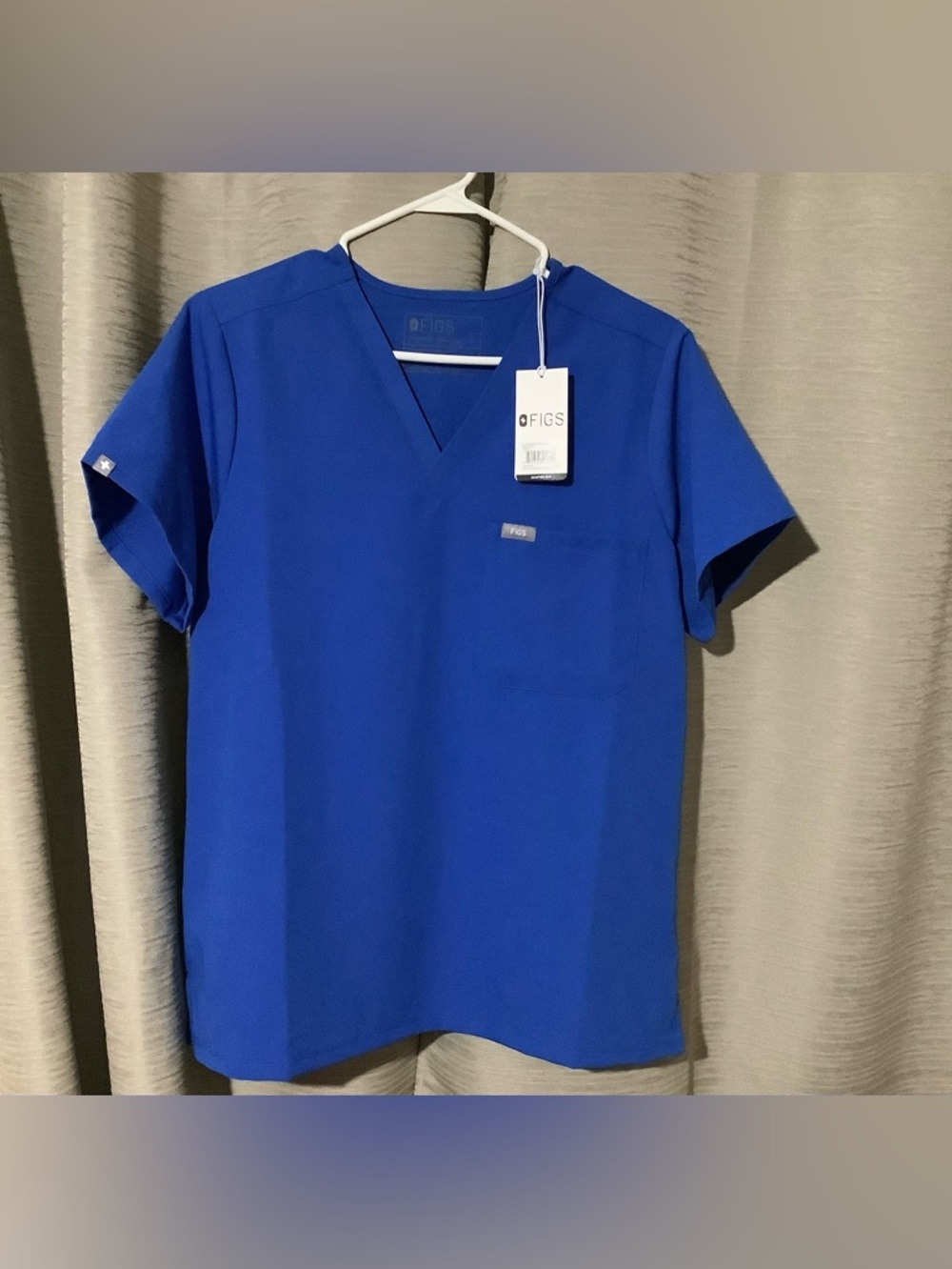 Figs scrub Royal Blue One Pocket Catarina Medium